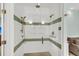 Large walk-in shower with glass enclosure and tiled walls at 3427 Colonel Vanderhorst Cir, Mount Pleasant, SC 29466