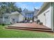 Spacious deck with lounge chairs and access to the house at 3427 Colonel Vanderhorst Cir, Mount Pleasant, SC 29466