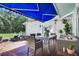 Outdoor patio features a dining area and comfortable seating at 3427 Colonel Vanderhorst Cir, Mount Pleasant, SC 29466