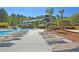 Resort-style pool with lounge chairs and waterslide at 3427 Colonel Vanderhorst Cir, Mount Pleasant, SC 29466