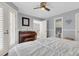 Bright bedroom with a comfortable bed and access to a private bathroom at 3427 Colonel Vanderhorst Cir, Mount Pleasant, SC 29466