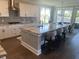 Gourmet kitchen with stainless steel appliances and large island at 174 Whaler Ave, Summerville, SC 29486