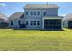 Spacious backyard with large screened porch and grassy area at 174 Whaler Ave, Summerville, SC 29486