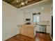 Modern kitchen with island and stainless steel appliances at 316 Haynes St, Walterboro, SC 29488