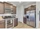 Well-equipped kitchen featuring stainless steel appliances and ample cabinetry at 182 Greenwich Dr, Summerville, SC 29486
