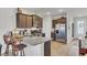 Island kitchen with granite countertops and stainless steel appliances at 182 Greenwich Dr, Summerville, SC 29486