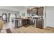 Modern kitchen with stainless steel appliances and granite countertops at 182 Greenwich Dr, Summerville, SC 29486