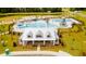 Community clubhouse with a metal roof and landscaping at 518 Golden Embers Way, Summerville, SC 29486