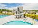 Large spiral water slide at the community pool at 518 Golden Embers Way, Summerville, SC 29486