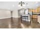 Bright dining room features hardwood floors and kitchen access at 462 Eastern Isle Ave, Summerville, SC 29486