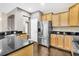 Kitchen boasts stainless steel appliances and a large island at 462 Eastern Isle Ave, Summerville, SC 29486