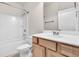 Small bathroom with single vanity, bathtub, and toilet at 462 Eastern Isle Ave, Summerville, SC 29486