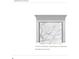 White Westcott mantel with Bianco Venatino marble surround at 420 Carolina Cherry Ct # 202, Charleston, SC 29414