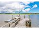 Wooden dock with floating platform, perfect for enjoying water activities at 2951 Roseville Rd, Wadmalaw Island, SC 29487