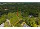 Aerial view of property and surrounding neighborhood at 200 Old Postern Rd, Summerville, SC 29483