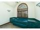 Bathroom with large bathtub and arched window at 200 Old Postern Rd, Summerville, SC 29483