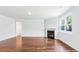 Spacious living room featuring hardwood floors and fireplace at 281 Blue Haw Dr, Moncks Corner, SC 29461