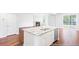 Island kitchen with granite countertops and stainless steel dishwasher at 281 Blue Haw Dr, Moncks Corner, SC 29461