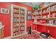 Spacious library with extensive book collection and work surface at 705 S Magnolia St, Summerville, SC 29483