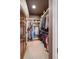 Spacious walk-in closet with ample hanging and shelving space at 40 Laurens St, Charleston, SC 29401