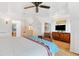 Spacious main bedroom with large windows and a sitting area at 218 E Huron Ave, Folly Beach, SC 29439