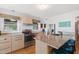 Modern kitchen with stainless steel appliances and granite countertops at 218 E Huron Ave, Folly Beach, SC 29439