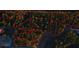 Aerial map showcasing available lots in a waterfront community at 1461 Jeremy Cay Ct # 110, Awendaw, SC 29429