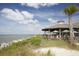 Outdoor beachfront pavilion with seating, offering scenic ocean views at 2473 High Hammock Rd, Seabrook Island, SC 29455