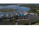 Aerial view of the community marina and waterfront clubhouse at 2473 High Hammock Rd, Seabrook Island, SC 29455
