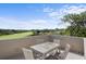 Relax and dine al fresco on this private deck overlooking the golf course at 2473 High Hammock Rd, Seabrook Island, SC 29455