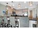 Modern kitchen with stainless steel appliances and breakfast bar at 9002 Palmetto Dr # 512, Isle of Palms, SC 29451