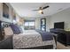 Spacious main bedroom with ocean view, king bed, and private balcony at 9002 Palmetto Dr # 512, Isle of Palms, SC 29451