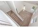Overhead view of carpeted staircase leading to the main floor at 1151 Saint Pauls Parrish Ln, Johns Island, SC 29455