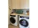 Laundry room with washer, dryer, and ample counter space at 3002 Palmetto Blvd # 6, Edisto Beach, SC 29438
