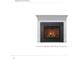 Westcott mantel with slate surround adds elegance to any living space at 420 Carolina Cherry Ct # 102, Charleston, SC 29414