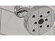 Close-up of a modern Delta shower head with multiple spray settings at 420 Carolina Cherry Ct # 102, Charleston, SC 29414