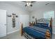 Bedroom with double bed, and closet at 513 Abigail St, Moncks Corner, SC 29461