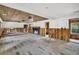 Large living room with a fireplace, currently under renovation at 410 Four Holes Road, Dorchester, SC 29437