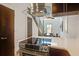 Stainless steel appliances and sleek countertops in this modern kitchen at 487 King St # 202 Penthouse, Charleston, SC 29403