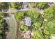 House nestled in a wooded area near the water at 2981 Deer Point Dr, Seabrook Island, SC 29455