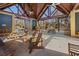 Relaxing community pavilion with seating, picnic tables, and ceiling fans at 5559 Colonial Chatsworth Cir, North Charleston, SC 29418