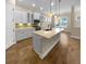Modern kitchen with island and stainless steel appliances at 3699 Shutesbury St, Mount Pleasant, SC 29466