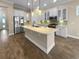 Modern kitchen with island and stainless steel appliances at 3699 Shutesbury St, Mount Pleasant, SC 29466
