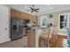 Modern kitchen with stainless steel appliances and light wood cabinets at 3238 Plow Ground Rd, Johns Island, SC 29455