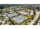 Aerial view of community tennis courts and clubhouse at 586 Eastern Isle Ave, Summerville, SC 29486