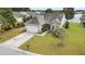 Aerial view of a house showcasing its backyard and neighborhood at 586 Eastern Isle Ave, Summerville, SC 29486