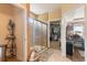 Bathroom with walk-in shower, walk-in closet, and tile flooring at 586 Eastern Isle Ave, Summerville, SC 29486