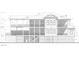 Architectural drawing showcases front elevation of the three-story home at 3703 Hartnett Blvd, Isle of Palms, SC 29451