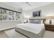Spacious primary bedroom with a king-size bed and large windows at 4910 Green Dolphin Way, Kiawah Island, SC 29455