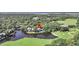 Property location highlighted in an aerial view by a golf course at 4910 Green Dolphin Way, Kiawah Island, SC 29455